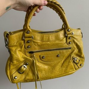 2004 Balenciaga chèvre letter first bag